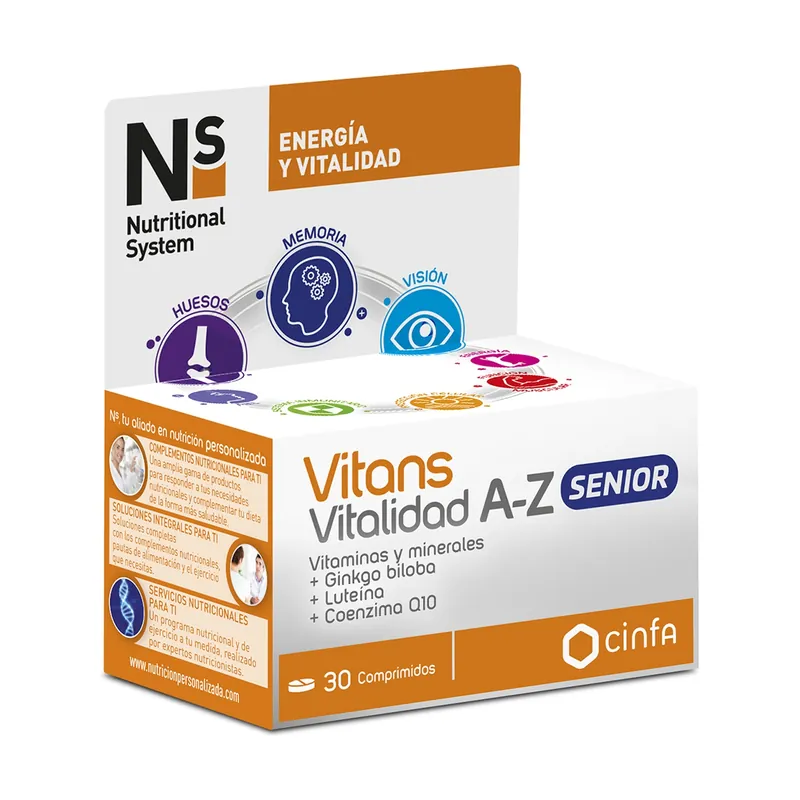 Vitans vitality AZ senior 30 tablets Nutritional System Fan Favorite