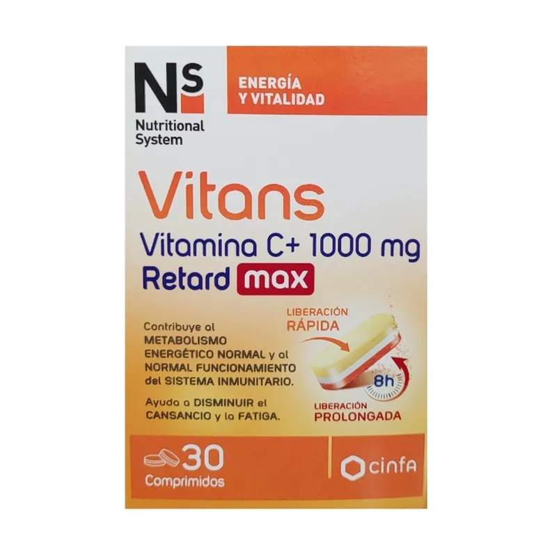 Vitans vitamin C+ 1000 retard max 30 tablets Nutritional System Big Sale