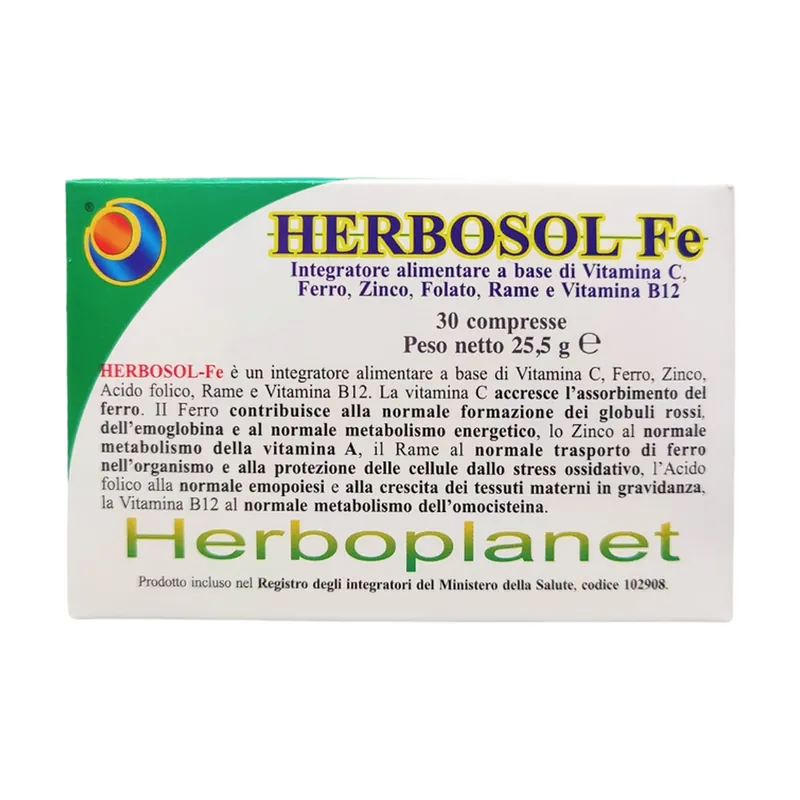 Fresh Stock Herbosol faith formation of red blood cells 30 tablets Herboplanet