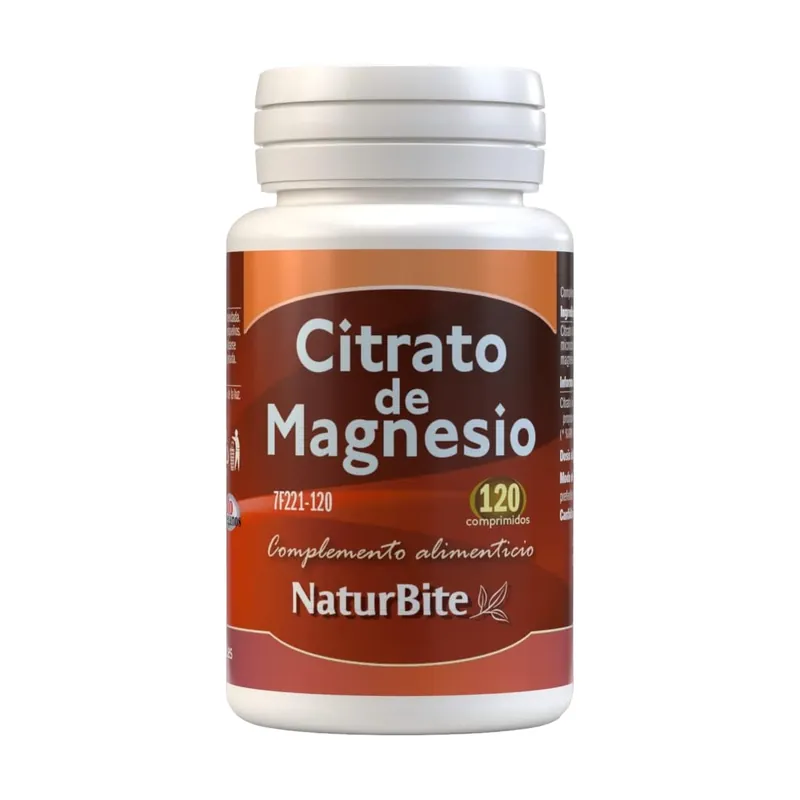 Magnesium citrate 120 tablets Naturbite Best Seller