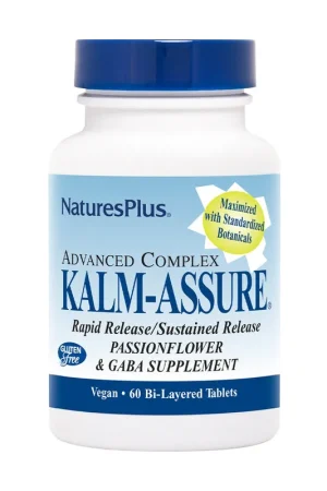Super Sale Kalmassure passionflower and GABA 60 tablets Natures Plus