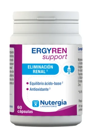 Ergyren supports renal elimination 60 capsules Nutergia Seasonal Sale
