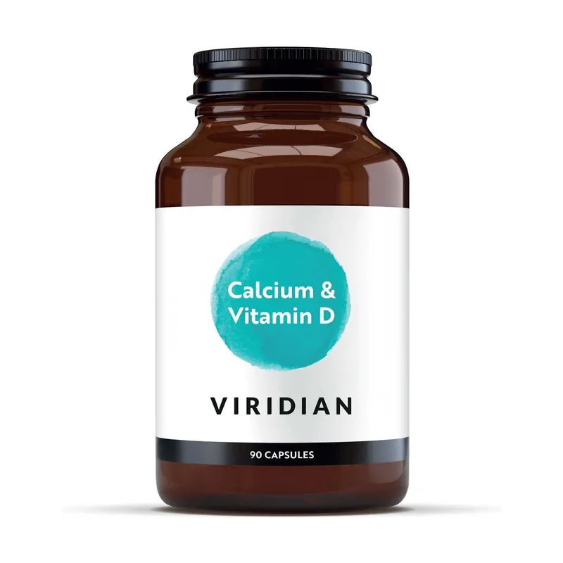 Bargain High potency calcium and vitamin D3 90 capsules Viridian