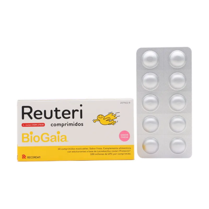 Big Sale Reuteri strawberry probiotic 10 tablets Casen Recordati