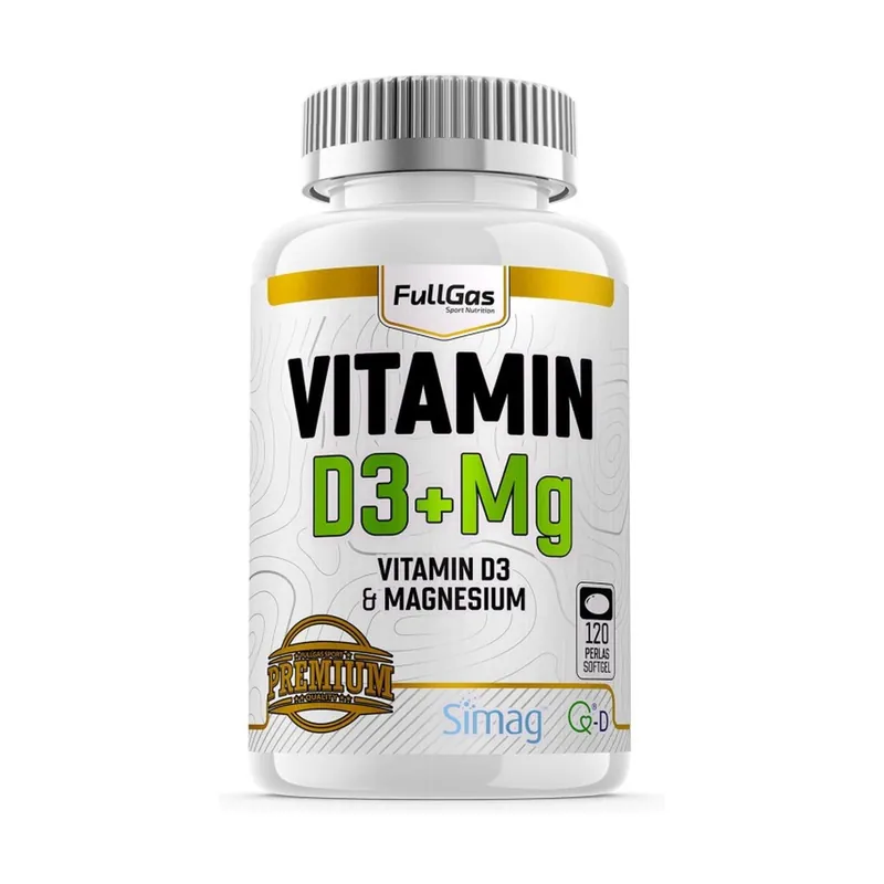Limited Offer Vitamin D3 + Mg 120 softgels Full gas