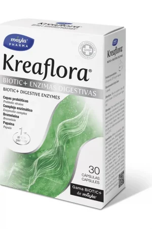 Fresh Stock Kreaflora biotic+digestive enzymes 30 capsules Mayla