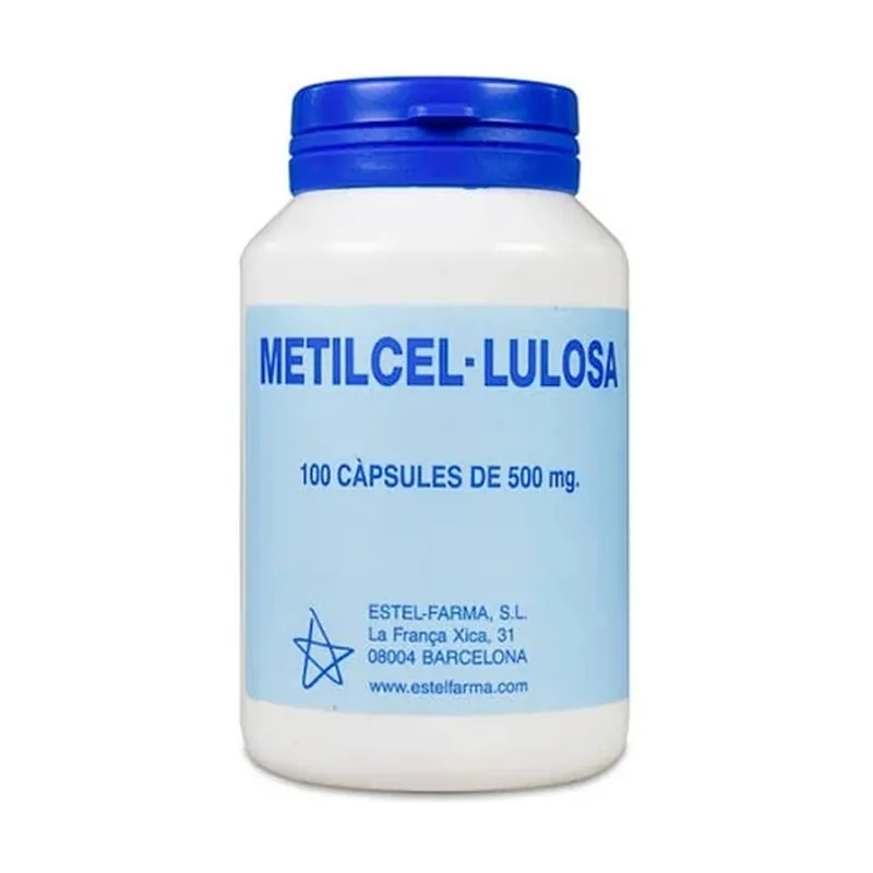 Intestinal transit methylcellulose 100 capsules of 500mg Estel Pharma Next Day Delivery