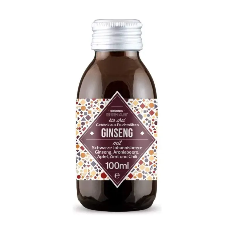 Human shots ginseng syrup 100 ml Kildespring Discount