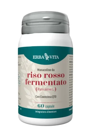 Fermented red rice 60 capsules Erba Vita Free Returns