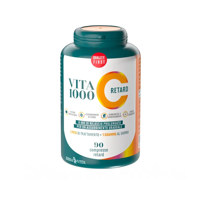 Vita C 1000 retard 90 tablets Erba Vita Affordable
