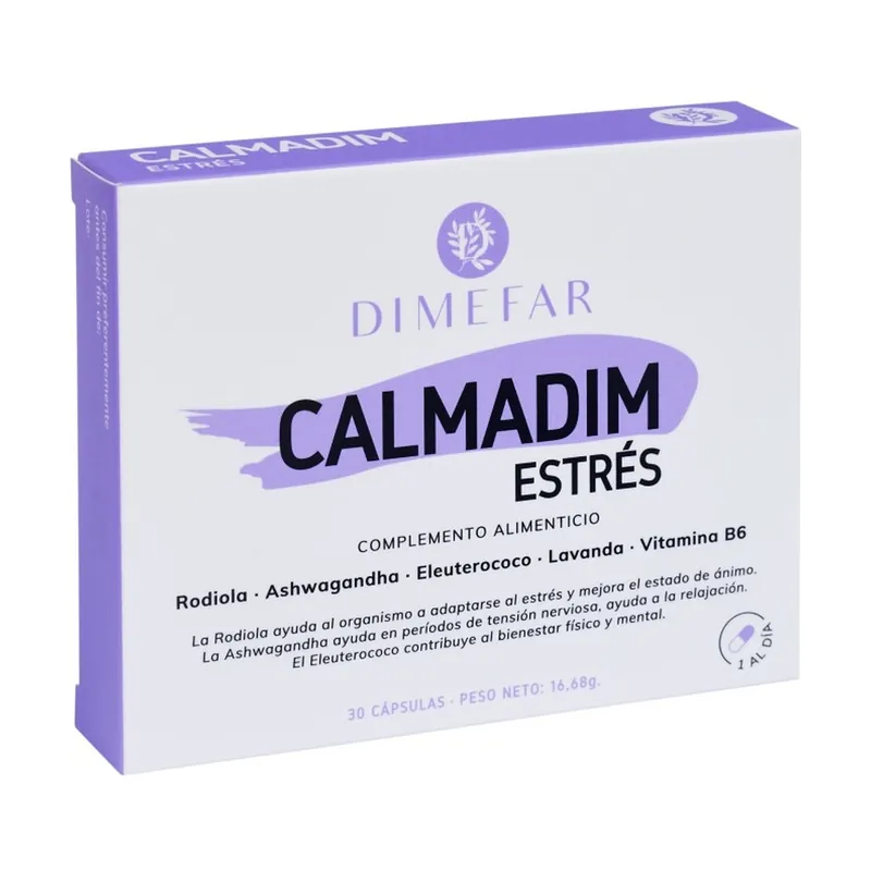 Seasonal Sale Calm down stress 30 vegetable capsules Dimefar