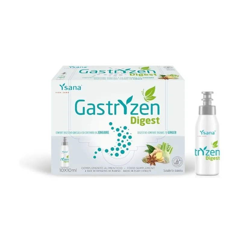 Gastryzen digest digestive system 10 vials of 10ml Ysana Authentic