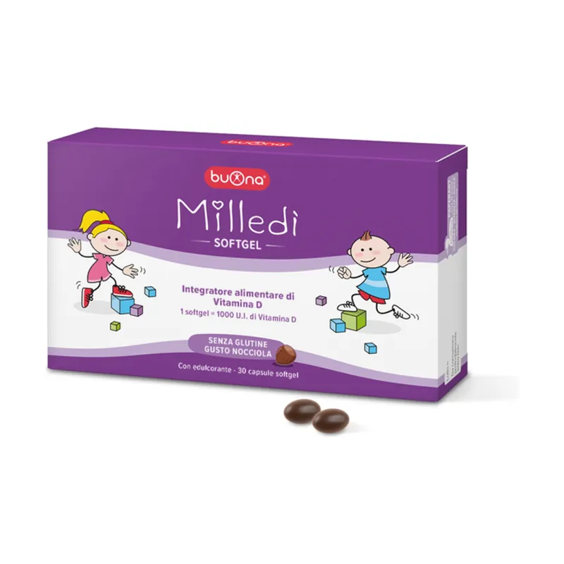Milledi vitamin D3 30 capsules Buona Holiday Sale