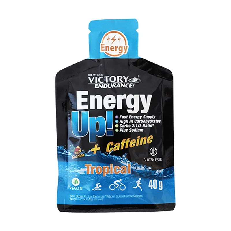 Energy up gel with caffeine tropical flavor 24 units of 40g Weider Best Choice