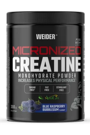 Creatine 200 mesh blueraspberry 300 g of powder Weider While Supplies Last