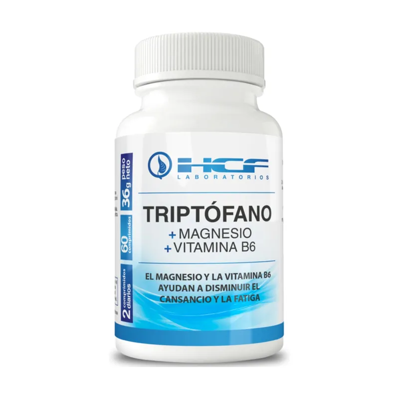 Brand New Tryptophan + magnesium + vitamin B6 60 tablets Hcf