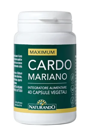 Maximum milk thistle 40 vegetable capsules Naturando Markdown