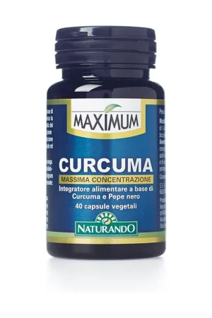 Maximum turmeric 40 vegetable capsules Naturando Weekend Sale