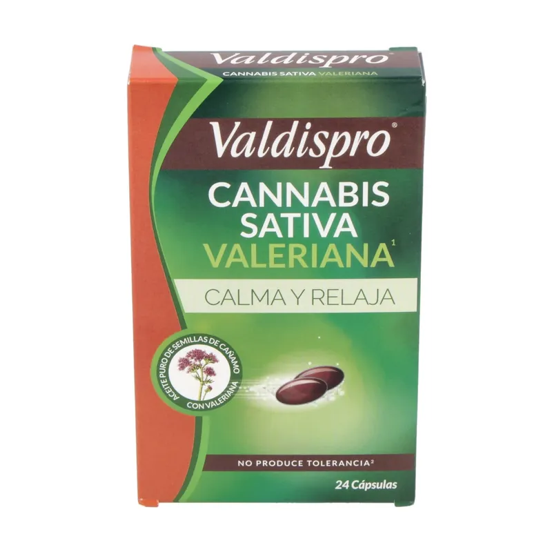 Markdown Valdispro cannabis sativa + valerian 24 capsules Valdispert