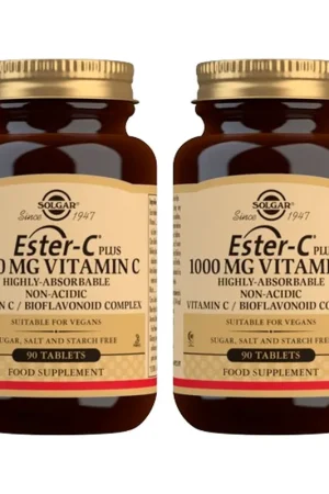 Ester c plus from Solgar 90 tablets of 1000mg Bargain