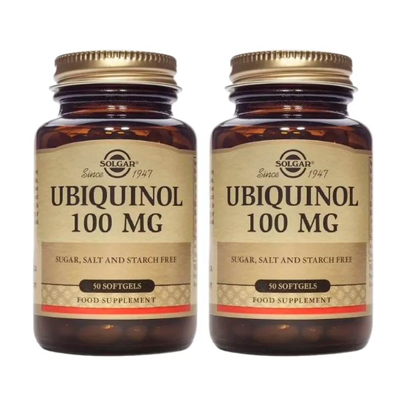 Popular Ubiquinol Pack 2 units of 50 capsules Solgar