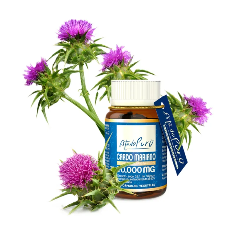 Milk thistle 10000mg 80 vegetable capsules of 10000mg Estado Puro Special Offer