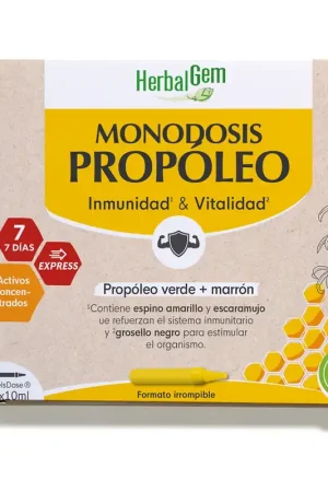 Bio single-dose propolis 7 vials of 10ml Herbalgem Super Sale