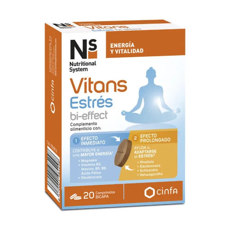 Vitans stress bi-effect 20 tablets NS Reduced Price