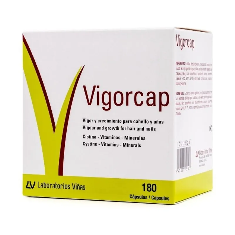 Secure Checkout Vigorcap (hair and nails) 180 capsules Laboratorios Viñas