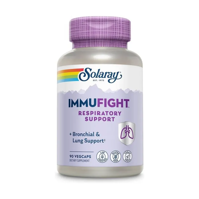 Hot Deal Immufight respiratory support 90 vegetable capsules Solaray