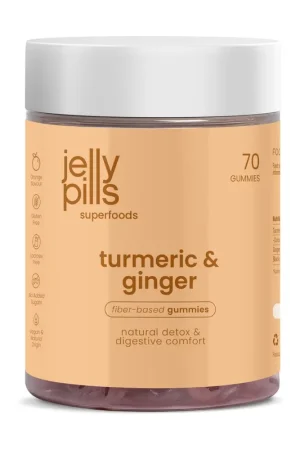 Special Offer Turmeric & Ginger gummies (detox-digestion) 70 Jelly beans JELLY PILLS