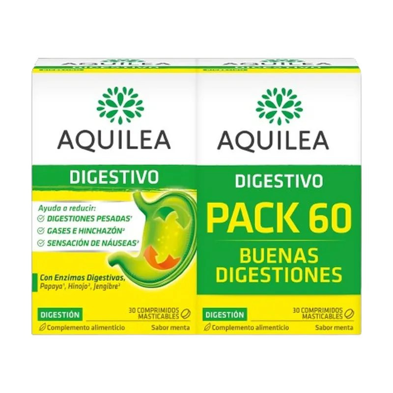 Aquilea Digestive Pack 2x30 chewable tablets Aquilea Best Choice