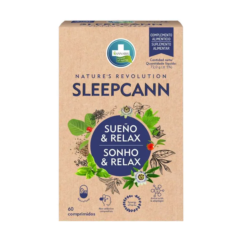 Secure Checkout SLEEPCANN Sleep and Relax 60 tablets Annabis