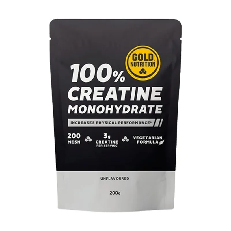 Unflavored creatine monohydrate 200 g of powder Gold Nutrition Certified