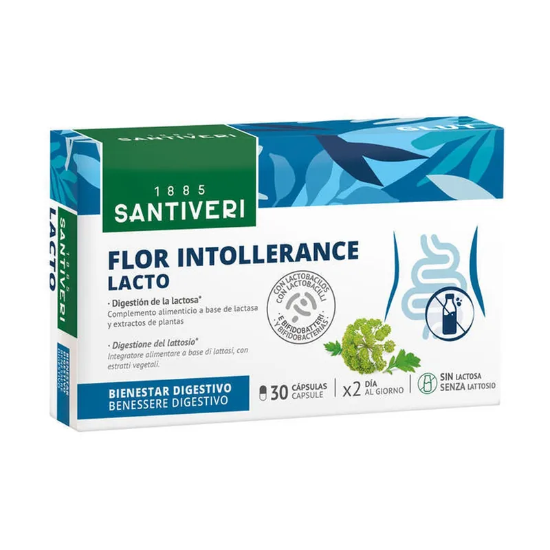 Lacto intollerance flower 30 capsules of 13g Santiveri Luxury