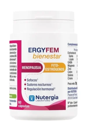 Ergyfem Wellbeing Menopause 60 capsules Nutergia Price Drop