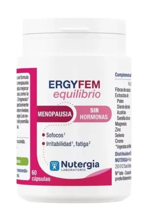 Ergyfem Menopause Balance 60 capsules Nutergia Next Day Delivery