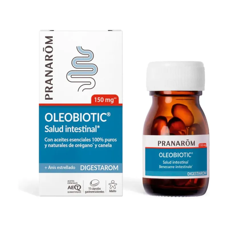 Brand New Digestarom oleobiotic 15 capsules Pranarom