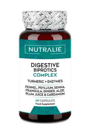 Probiotic Digestive Complex Turmeric + Digestive Enzymes 60 capsules Nutralie Premium