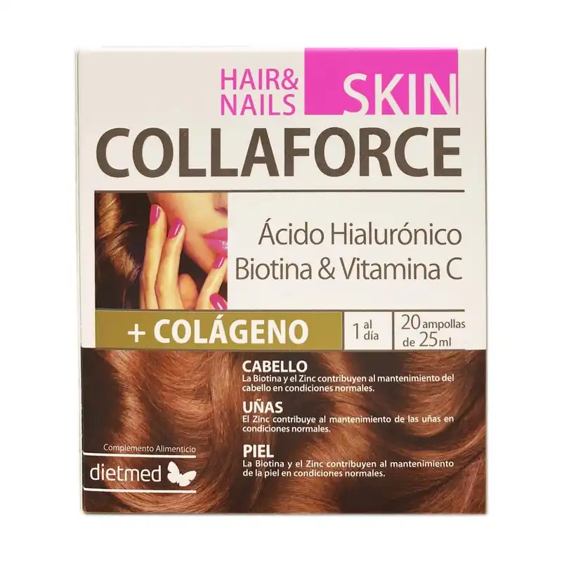 Collaforce skin hair & nails 20 ampoules of 25ml Dietmed Don't Miss Out