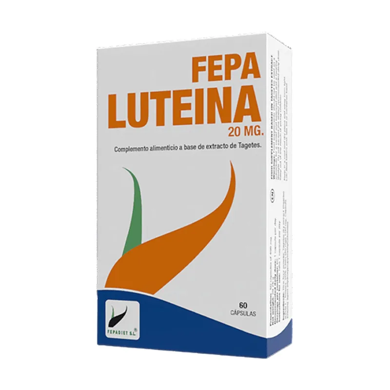 Best Seller Lutein 20 mg 60 capsules of 496mg Fepa