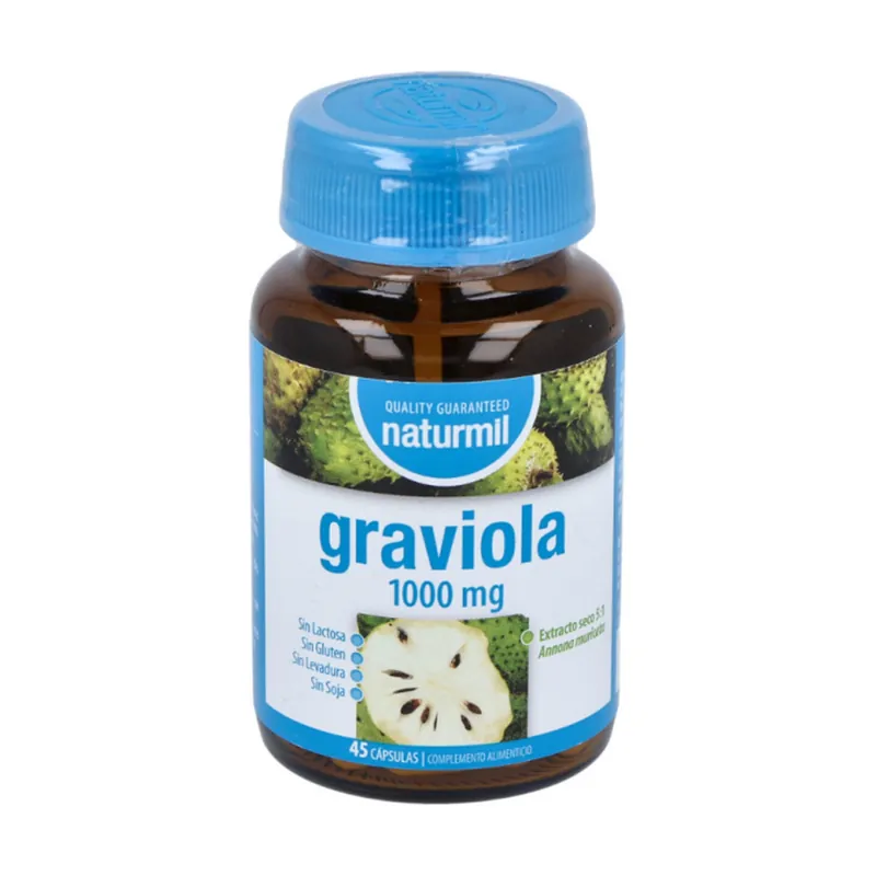 Deal Graviola 1000 mg immune system 60 capsules of 1000mg Naturmil