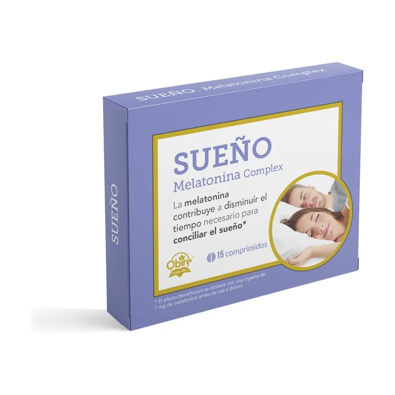 Sleep melatonin complex 15 tablets Obire High Quality