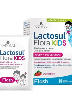 Lactosul flora kids strawberry 10 packets Natysal Limited Time