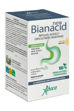 Neobianacid (acidity, reflux, digestive difficulties) 45 tablets Aboca Final Sale