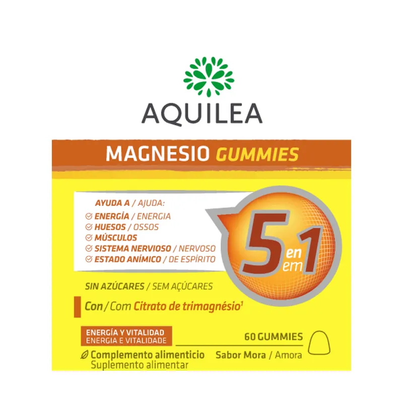 Aquilea Magnesium Gummies 60 Jelly beans Aquilea Exclusive Offer
