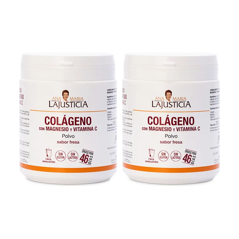 Collagen pack with magnesium and vitamin C 2 units of 350g Ana Maria Lajusticia® Next Day Delivery