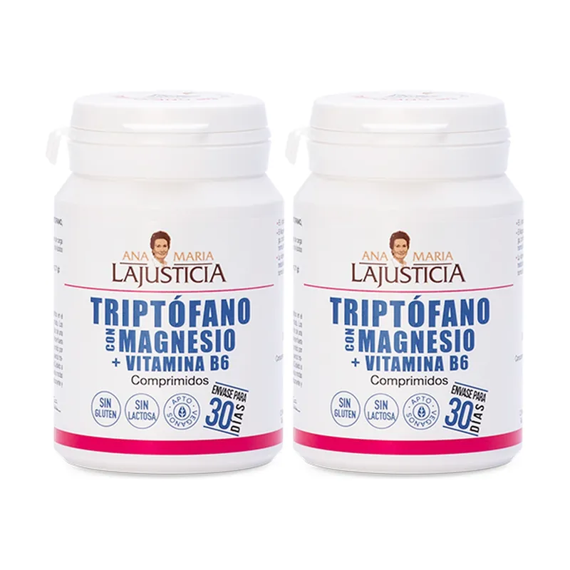 Luxury Tryptophan pack with magnesium + vitamin B6 2x60 tablets Ana Maria Lajusticia®