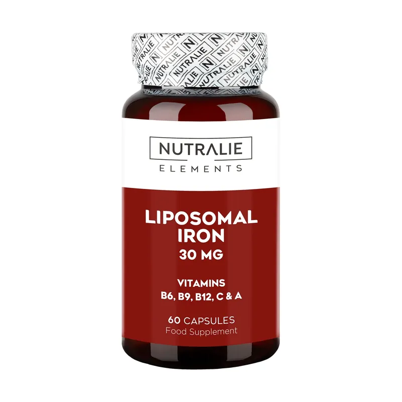 Liposomal iron 30mg (tiredness and fatigue) 60 capsules Nutralie Last Chance