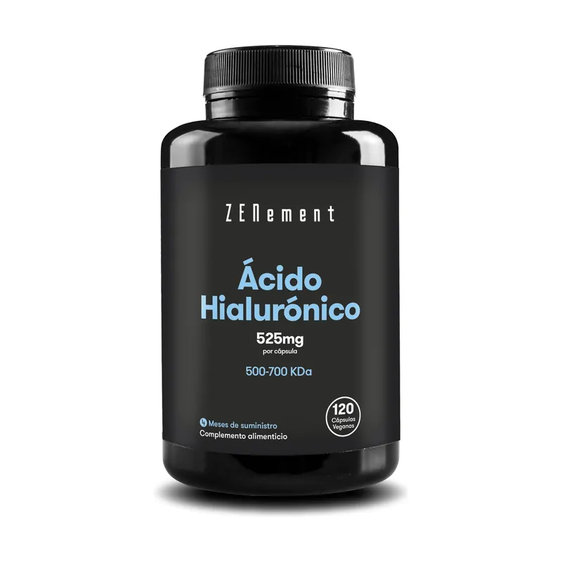 Hyaluronic acid 525 mg 120 vegetable capsules of 525mg Zenement Luxury